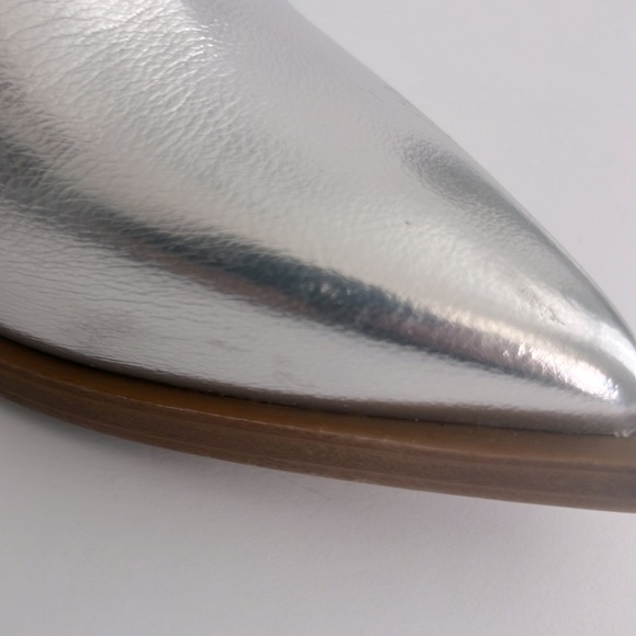 MIA $80 Women Rachell Block Stacked Heel Western Bootie Silver Shoes Size 8 NWOT - Picture 8 of 8